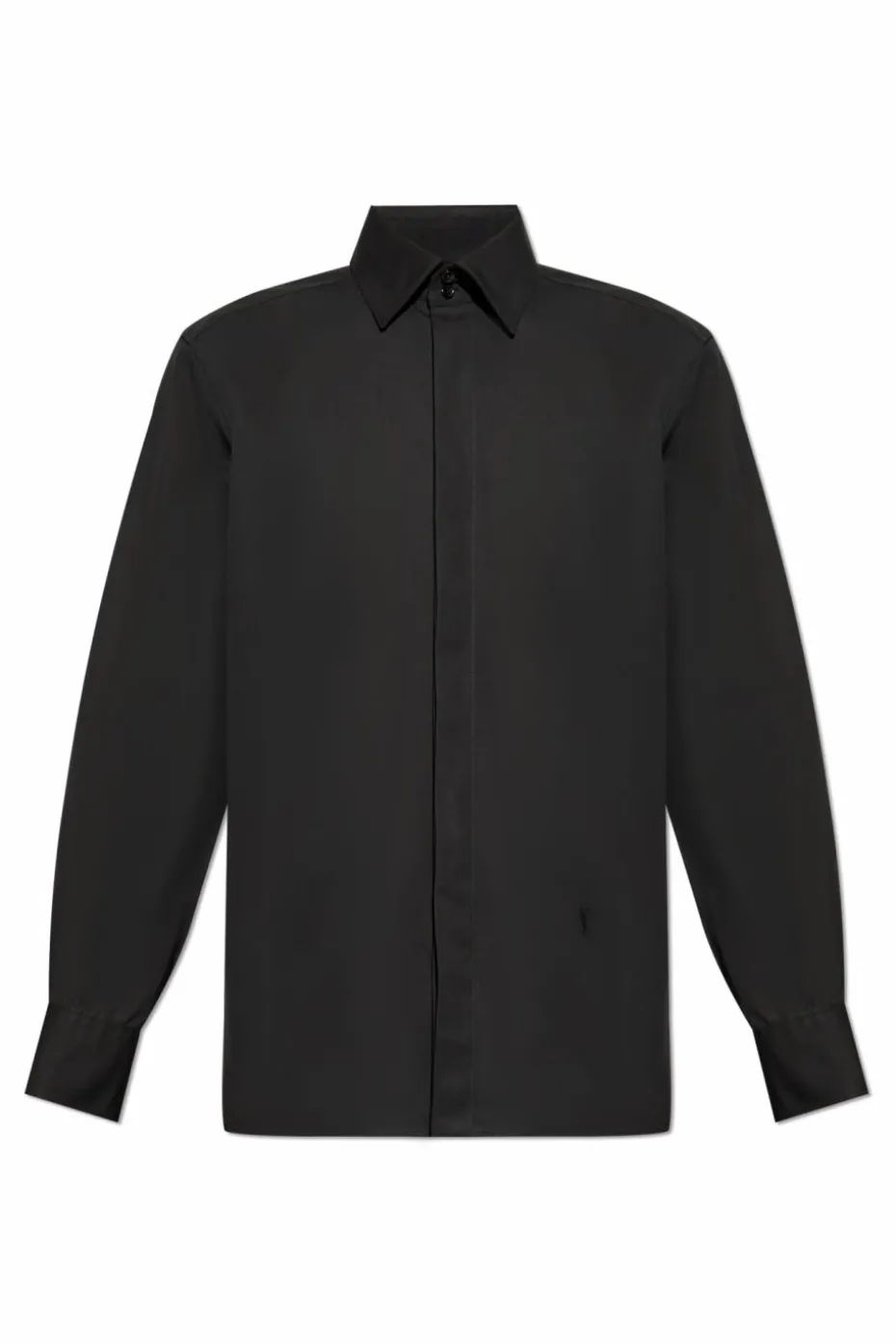 Saint Laurent CZARNY Bawełniana koszula