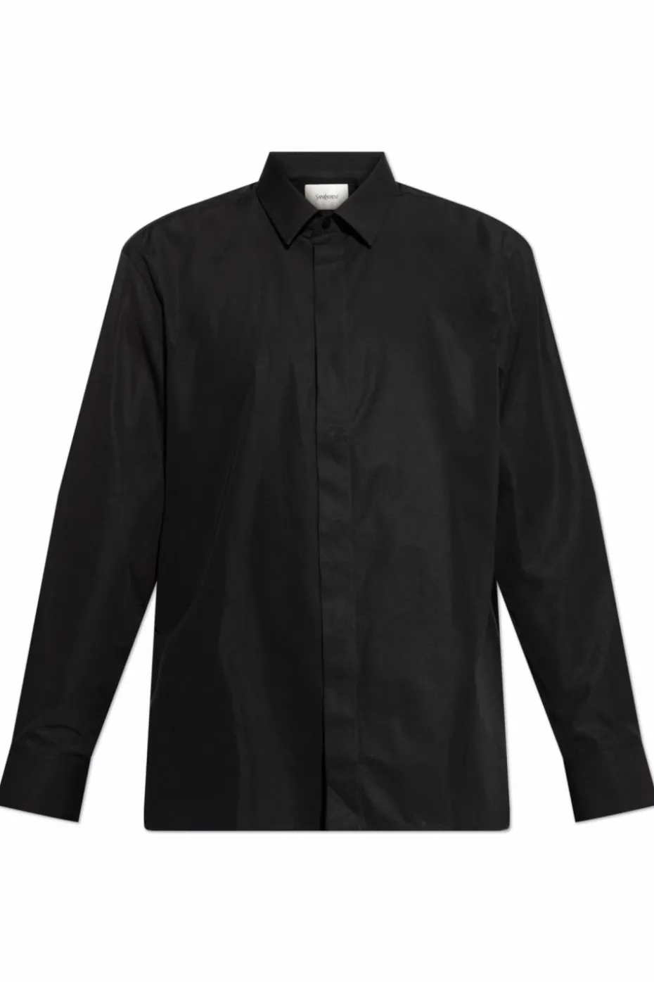 Saint Laurent CZARNY Bawełniana koszula