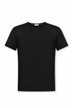 Saint Laurent CZARNY Bawełniany t-shirt