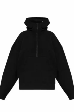Saint Laurent CZARNY Bluza z kapturem