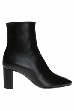 Saint Laurent CZARNY Botki na obcasie 'Loulou'