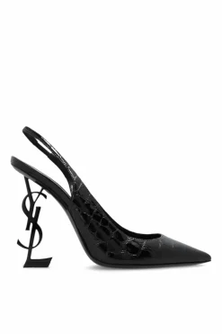 Saint Laurent CZARNY Buty na obcasie ‘Opyum’
