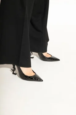 Saint Laurent CZARNY Buty na obcasie ‘Opyum’