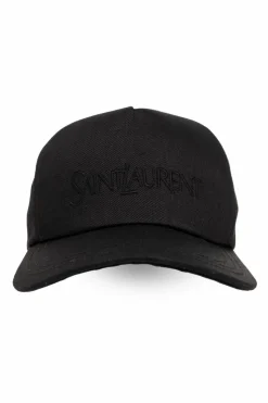 Saint Laurent CZARNY Czapka z daszkiem