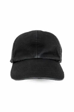 Saint Laurent CZARNY Czapka z daszkiem