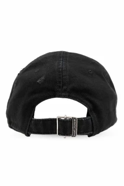 Saint Laurent CZARNY Czapka z daszkiem