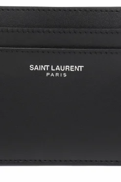 Saint Laurent CZARNY Etui na karty 'Monogram'