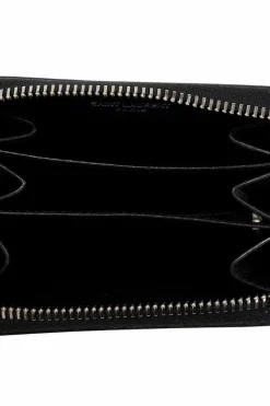 Saint Laurent CZARNY Etui na karty z logo