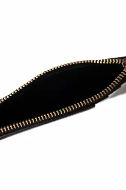 Saint Laurent CZARNY Etui na karty z logo