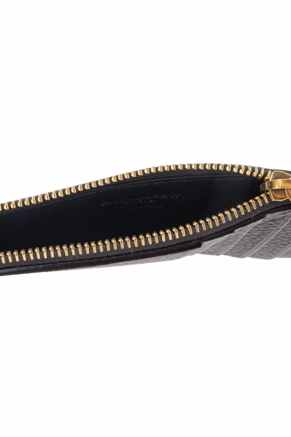 Saint Laurent CZARNY Etui na karty