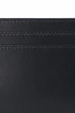 Saint Laurent CZARNY Etui na karty z logo