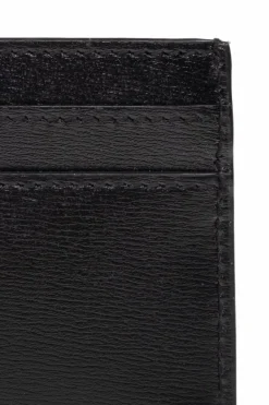 Saint Laurent CZARNY Etui na karty z logo