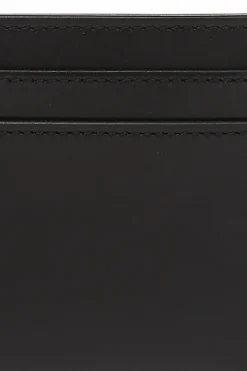 Saint Laurent CZARNY Etui na karty z metalowym logo