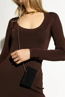 Saint Laurent CZARNY Etui na papierosy