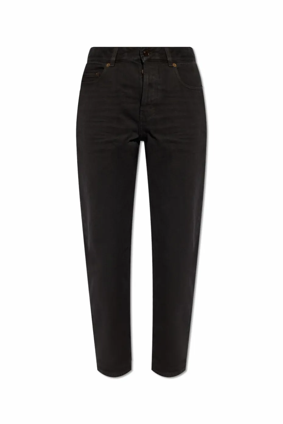 Saint Laurent CZARNY Jeansy z wysokim stanem