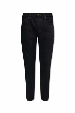 Saint Laurent CZARNY Jeansy typu ‘baggy’