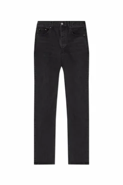 Saint Laurent CZARNY Jeansy z nogawkami o prostym kroju