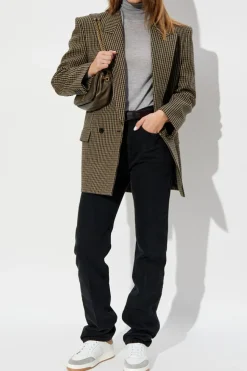 Saint Laurent CZARNY Jeans z lekko zwężanymi nogawkami