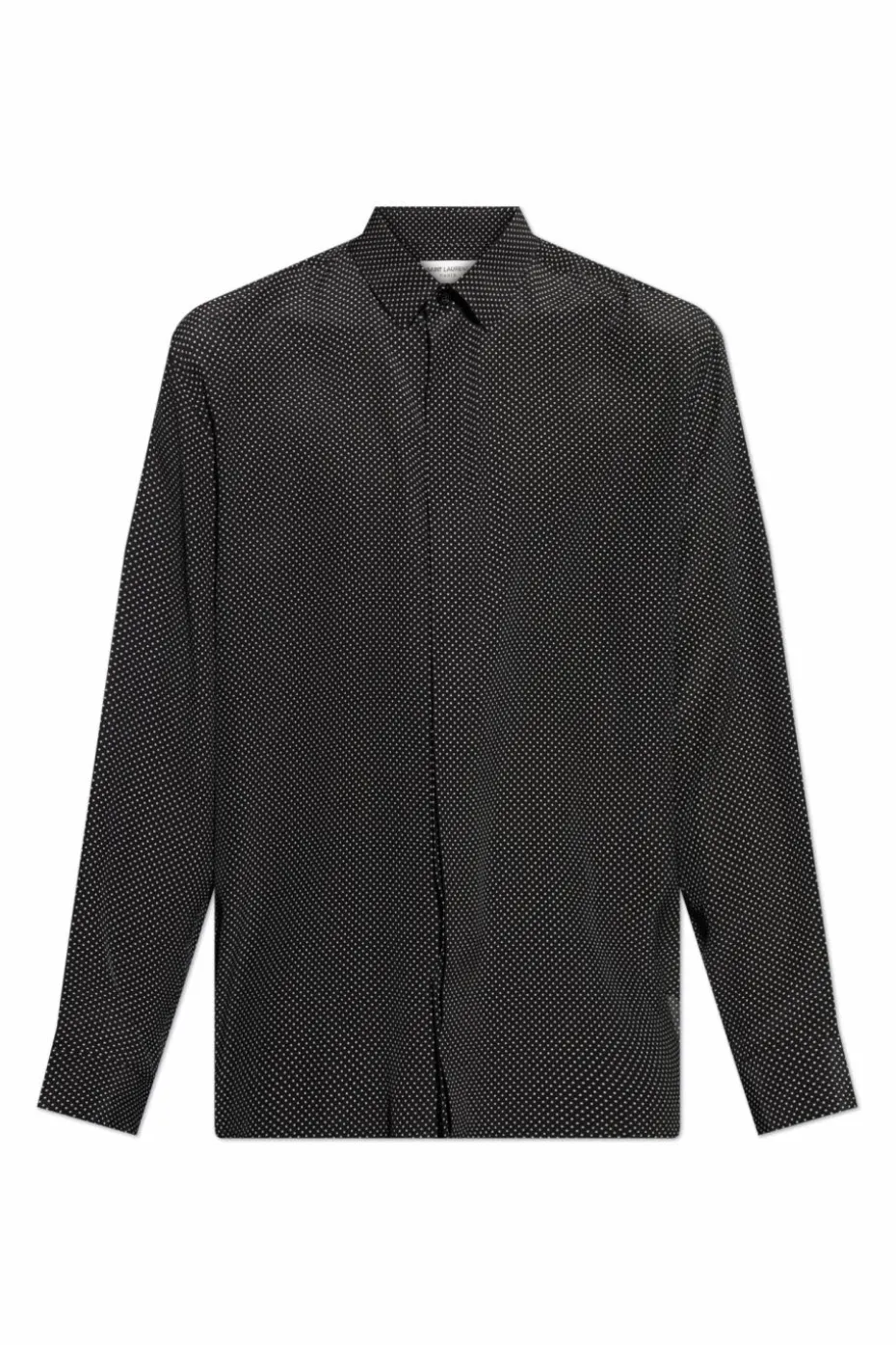 Saint Laurent CZARNY Jedwabna koszula