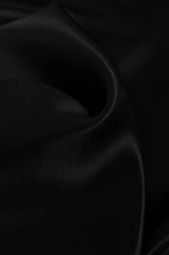 Saint Laurent CZARNY Jedweabny szal