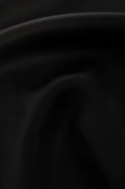 Saint Laurent CZARNY Jedwabny szal