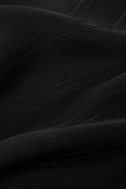 Saint Laurent CZARNY Jedwabny szal