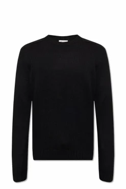 Saint Laurent CZARNY Kaszmirowy sweter