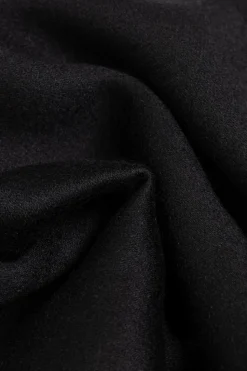 Saint Laurent CZARNY Kaszmirowy szal