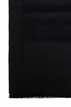 Saint Laurent CZARNY Kaszmirowy szal