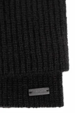 Saint Laurent CZARNY Komin z logo
