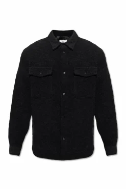 Saint Laurent CZARNY Koszula z kieszeniami
