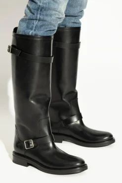 Saint Laurent CZARNY Kozaki `River`