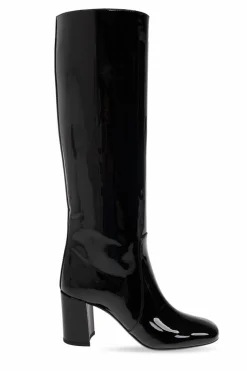 Saint Laurent CZARNY Kozaki na obcasie ‘Who’