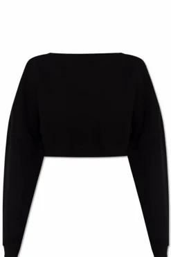 Saint Laurent CZARNY Krótka bluza