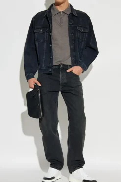 Saint Laurent CZARNY Kurtka jeansowa