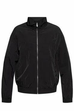 Saint Laurent CZARNY Kurtka z nadrukowanym logo