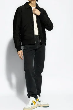 Saint Laurent CZARNY Kurtka typu ‘bomber’