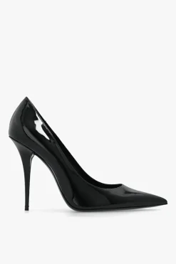 Saint Laurent CZARNY Lakierowane szpilki