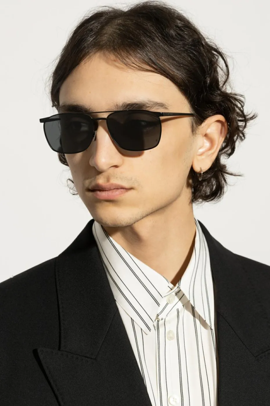 Saint Laurent CZARNY Okulary przeciwsłoneczne `SL 796 VINCENT`