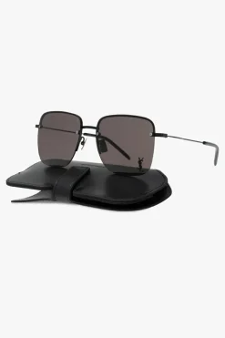 Saint Laurent CZARNY Okulary przeciwsłoneczne z logo ‘SL 312 M’