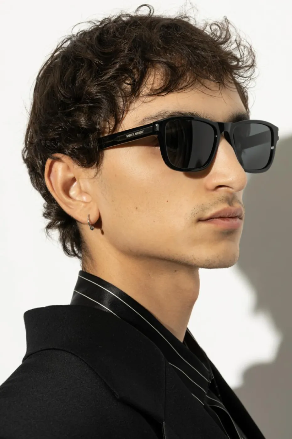 Saint Laurent CZARNY Okulary przeciwsłoneczne `SL 710`