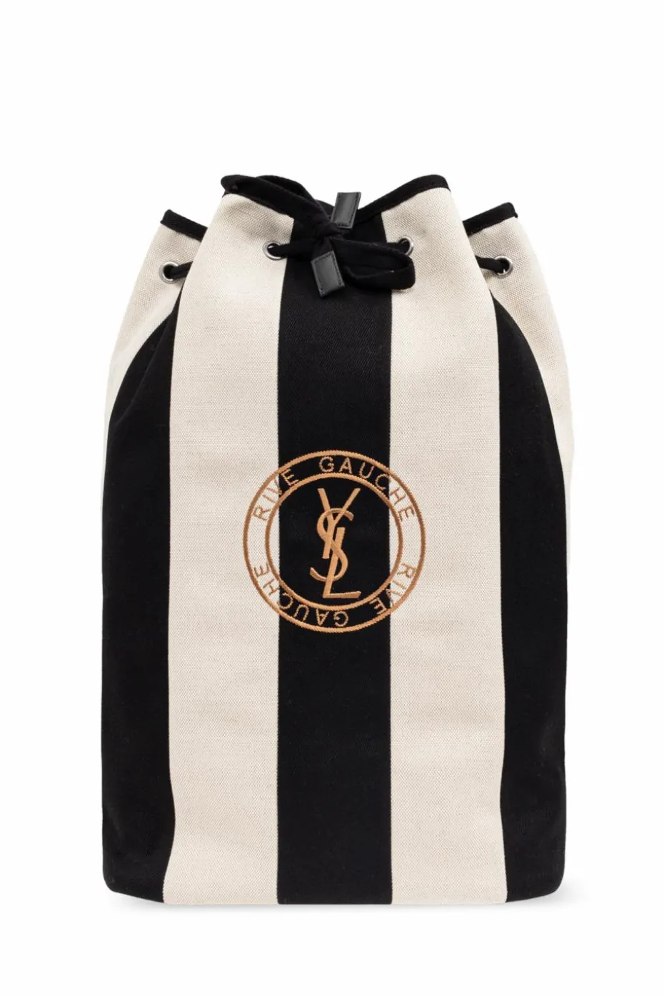 Saint Laurent CZARNY Plecak `Rive Gauche`