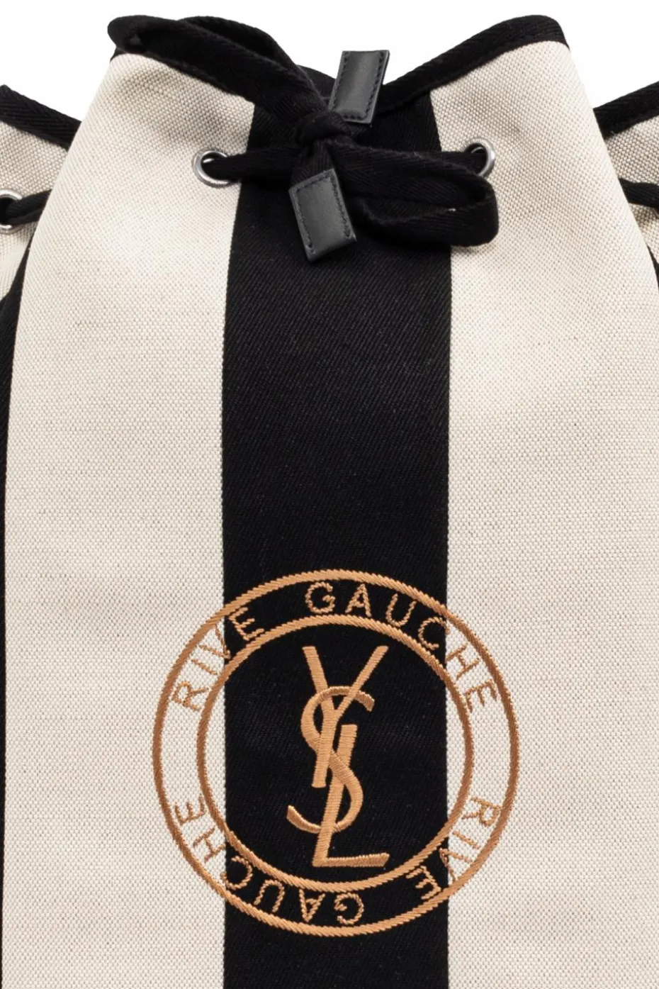 Saint Laurent CZARNY Plecak `Rive Gauche`