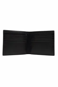 Saint Laurent CZARNY Portfel z logo