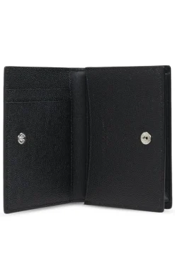 Saint Laurent CZARNY Portfel z logo