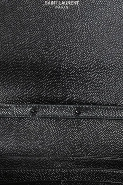 Saint Laurent CZARNY Portfel na ramię 'Envelope'