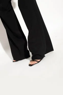 Saint Laurent CZARNY Sandały na obcasie ‘Opyum’