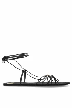 Saint Laurent CZARNY Sandały `Babylone`
