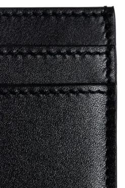 Saint Laurent CZARNY Skórzane etui na karty