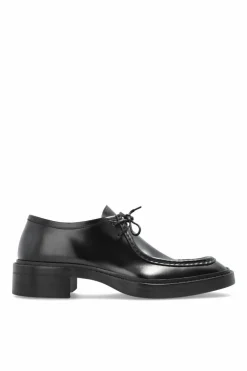 Saint Laurent CZARNY Skórzane buty `New Bourbon`
